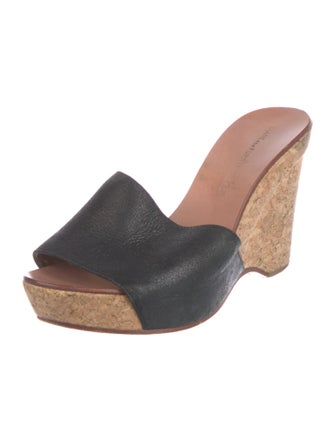 Diane von Furstenberg Leather Slides