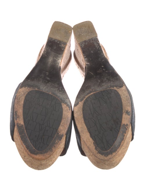 Diane von Furstenberg Leather Slides