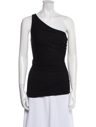 Diane von Furstenberg One-Shoulder Sleeveless Top