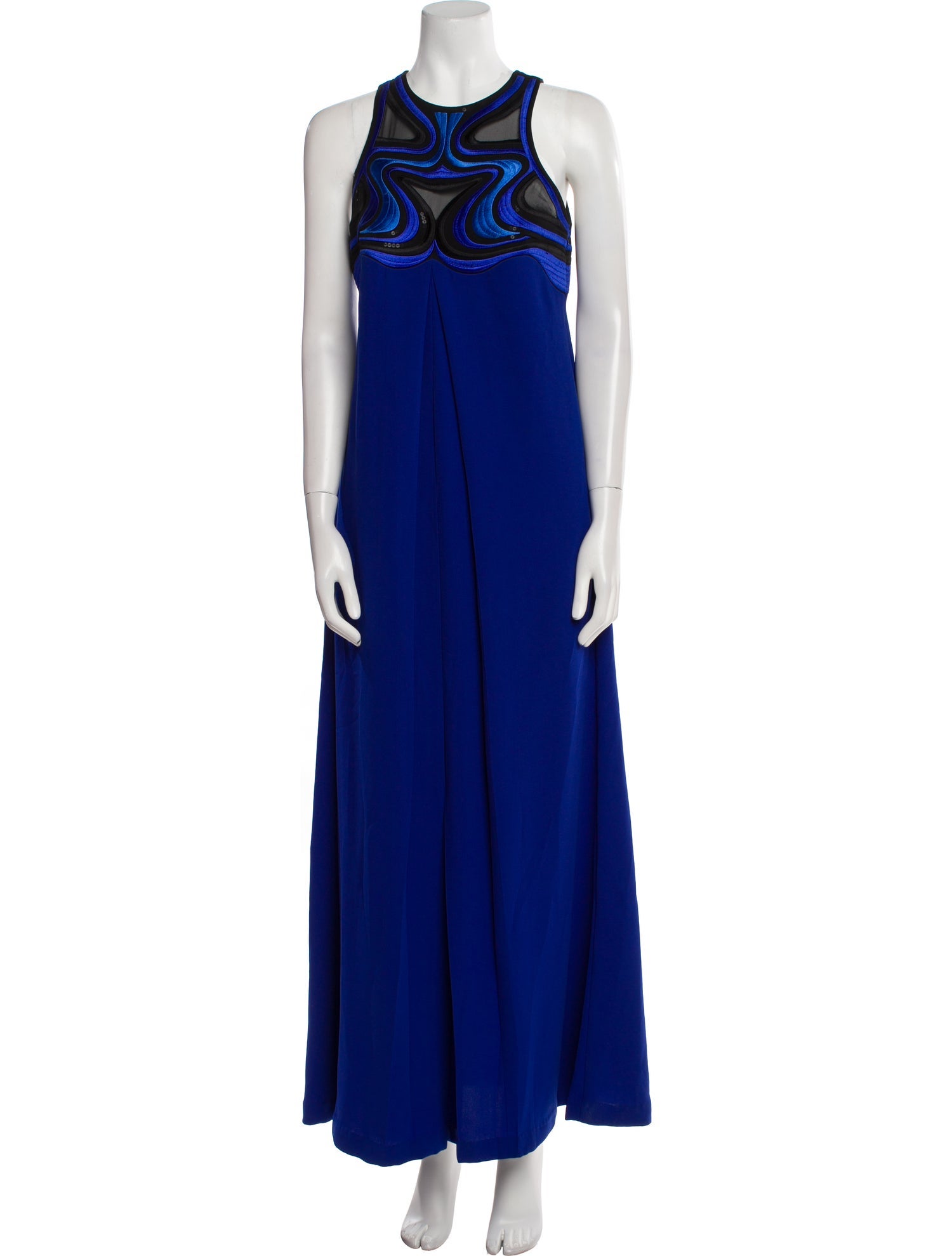Diane von Furstenberg Crew Neck Long Dress