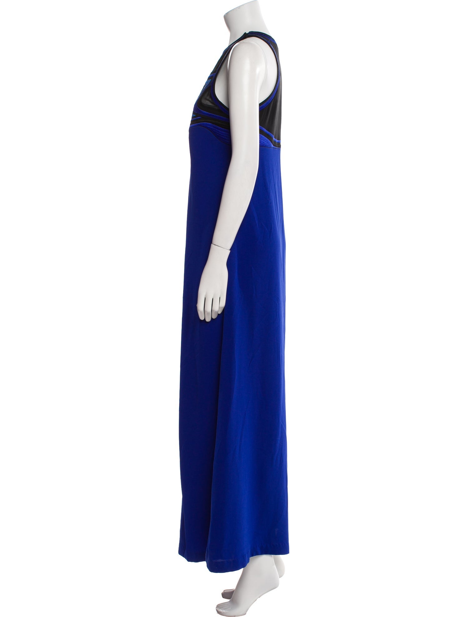 Diane von Furstenberg Crew Neck Long Dress