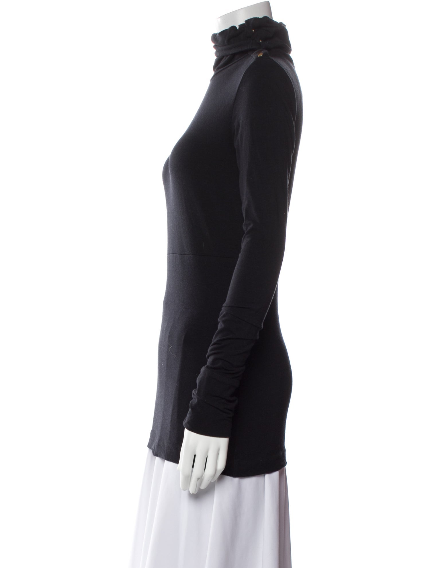 Diane von Furstenberg Turtleneck Long Sleeve Sweatshirt