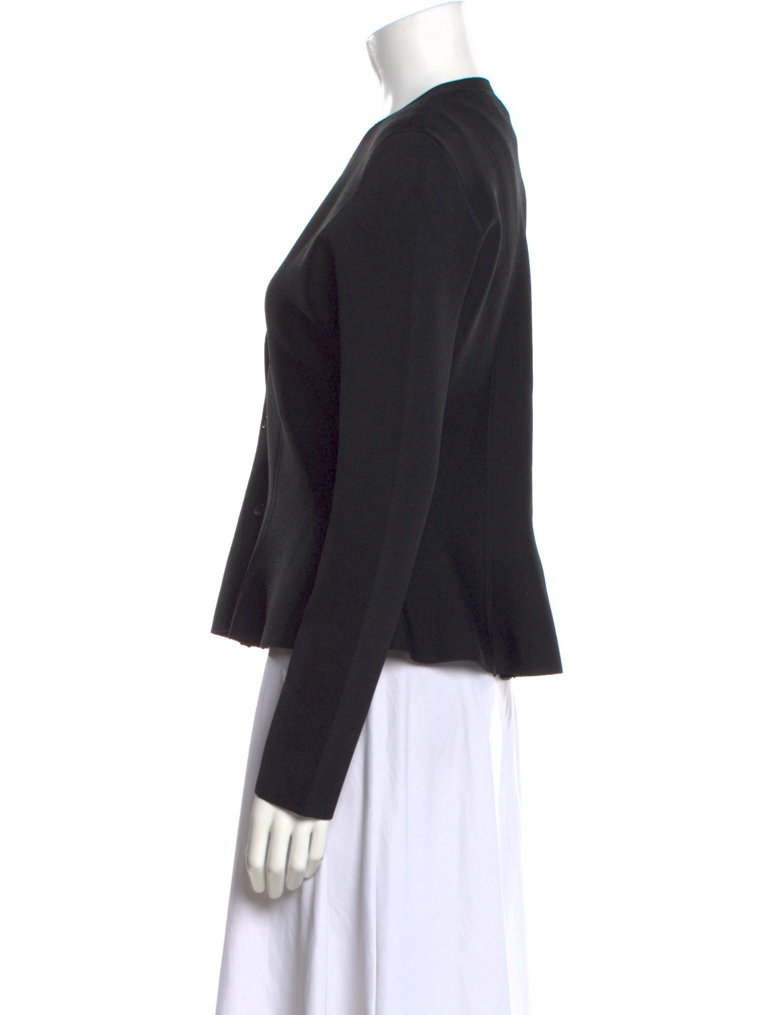 Diane von Furstenberg V-Neck Long Sleeve Top