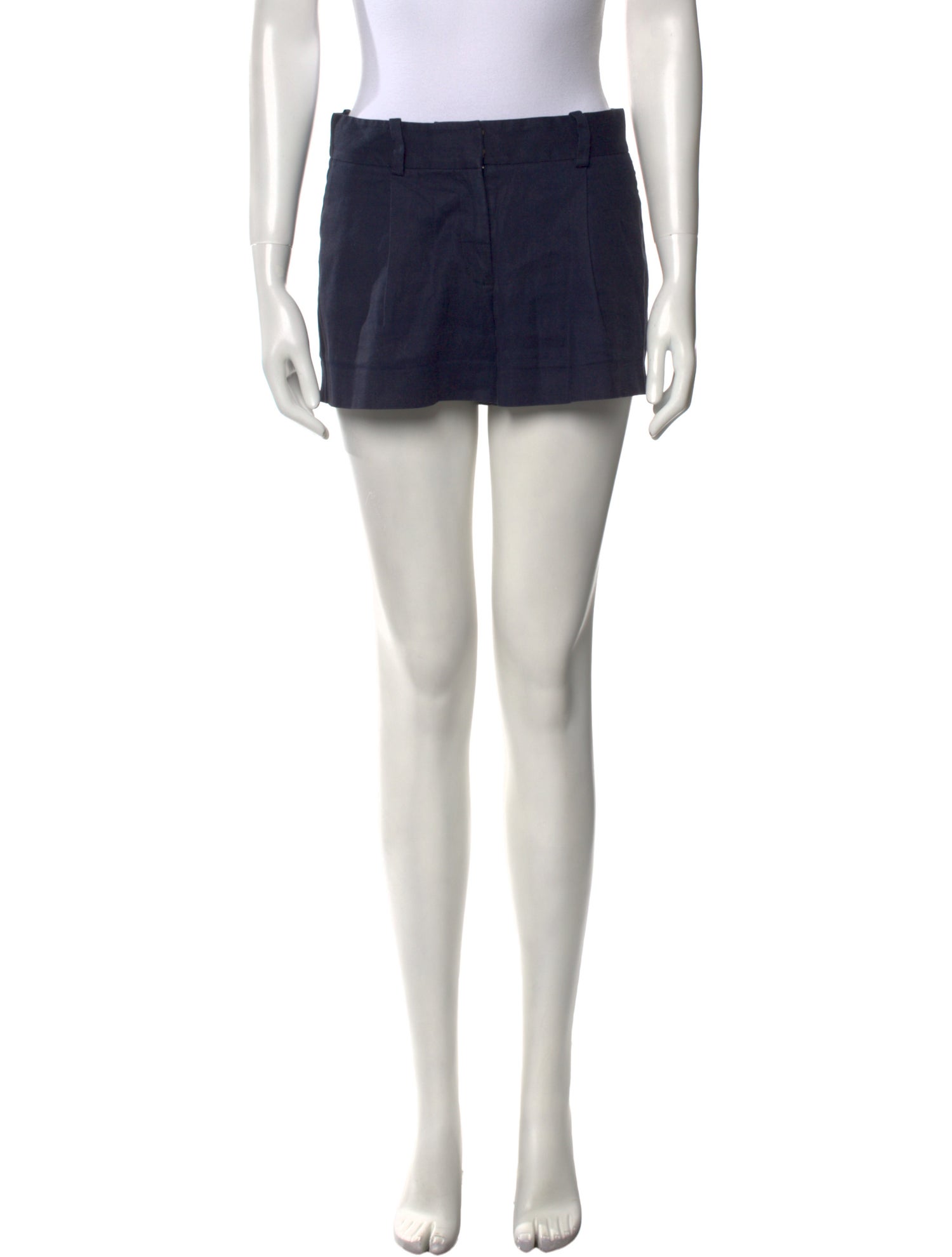 Diane von Furstenberg Linen Mini Shorts