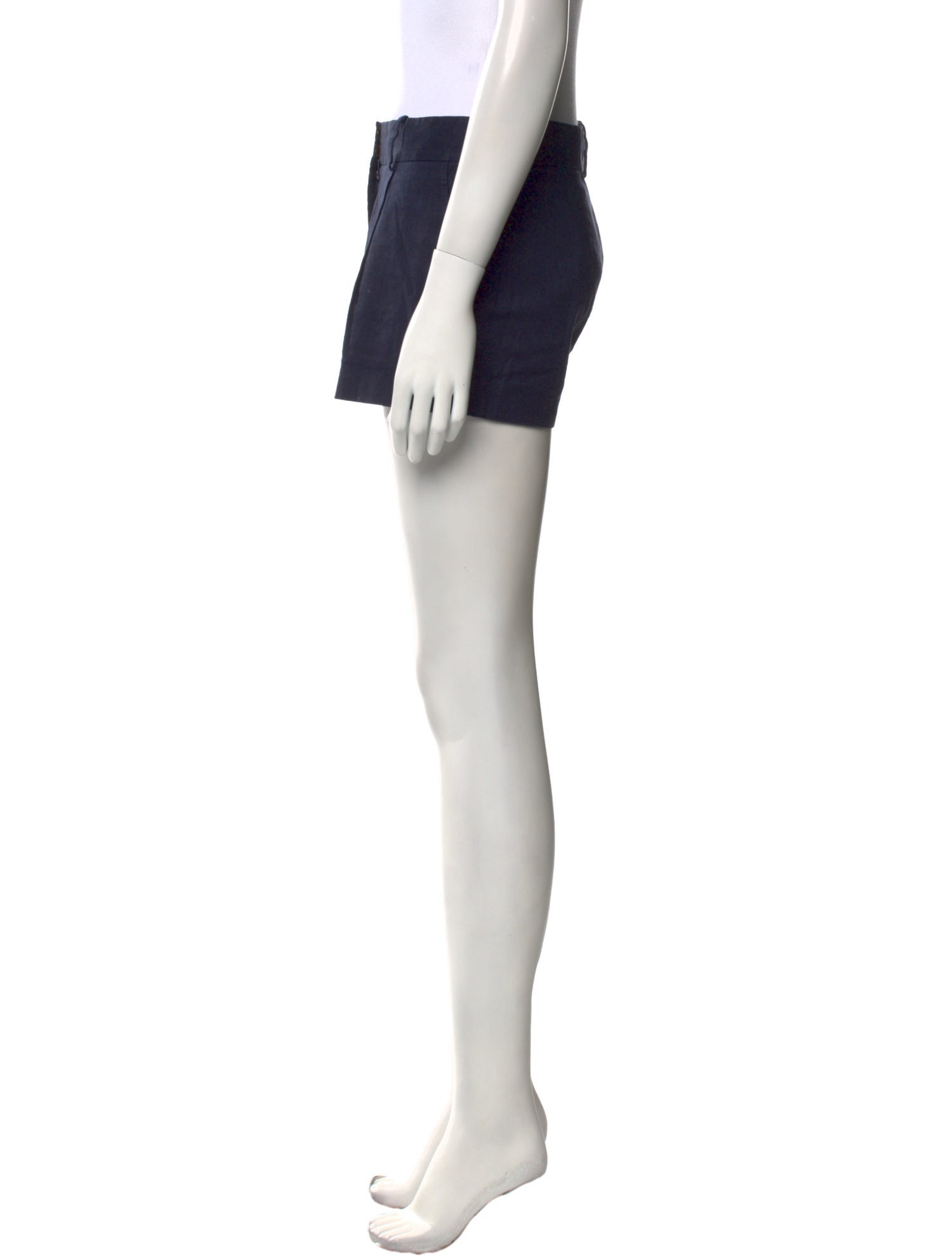 Diane von Furstenberg Linen Mini Shorts