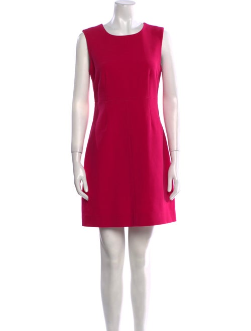 Diane von Furstenberg Scoop Neck Mini Dress