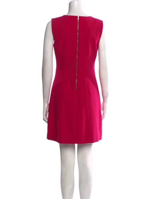 Diane von Furstenberg Scoop Neck Mini Dress