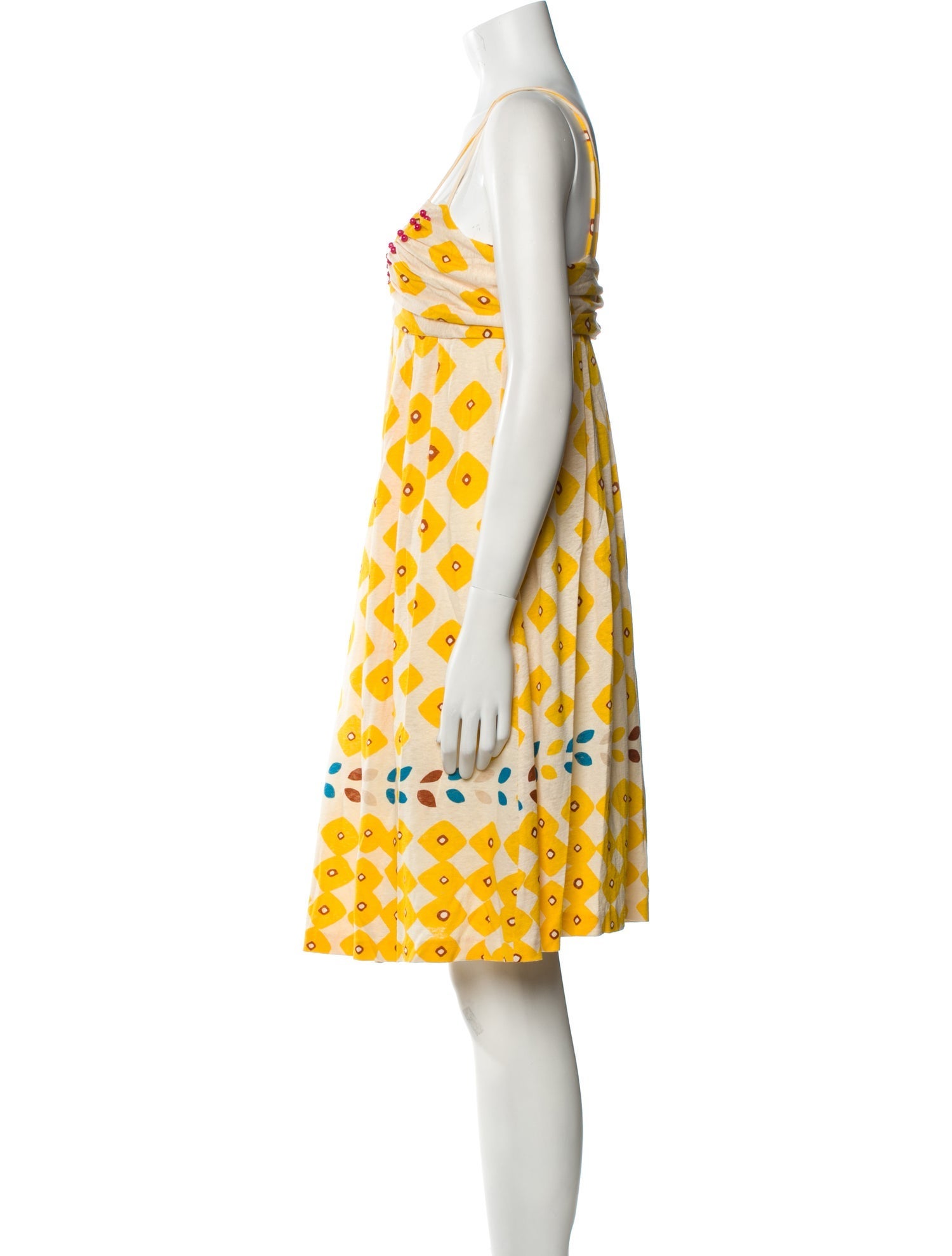 Diane von Furstenberg Linen Mini Dress