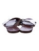 Diane von Furstenberg Leather Slides