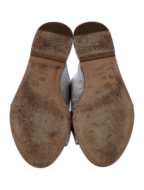 Diane von Furstenberg Leather Slides