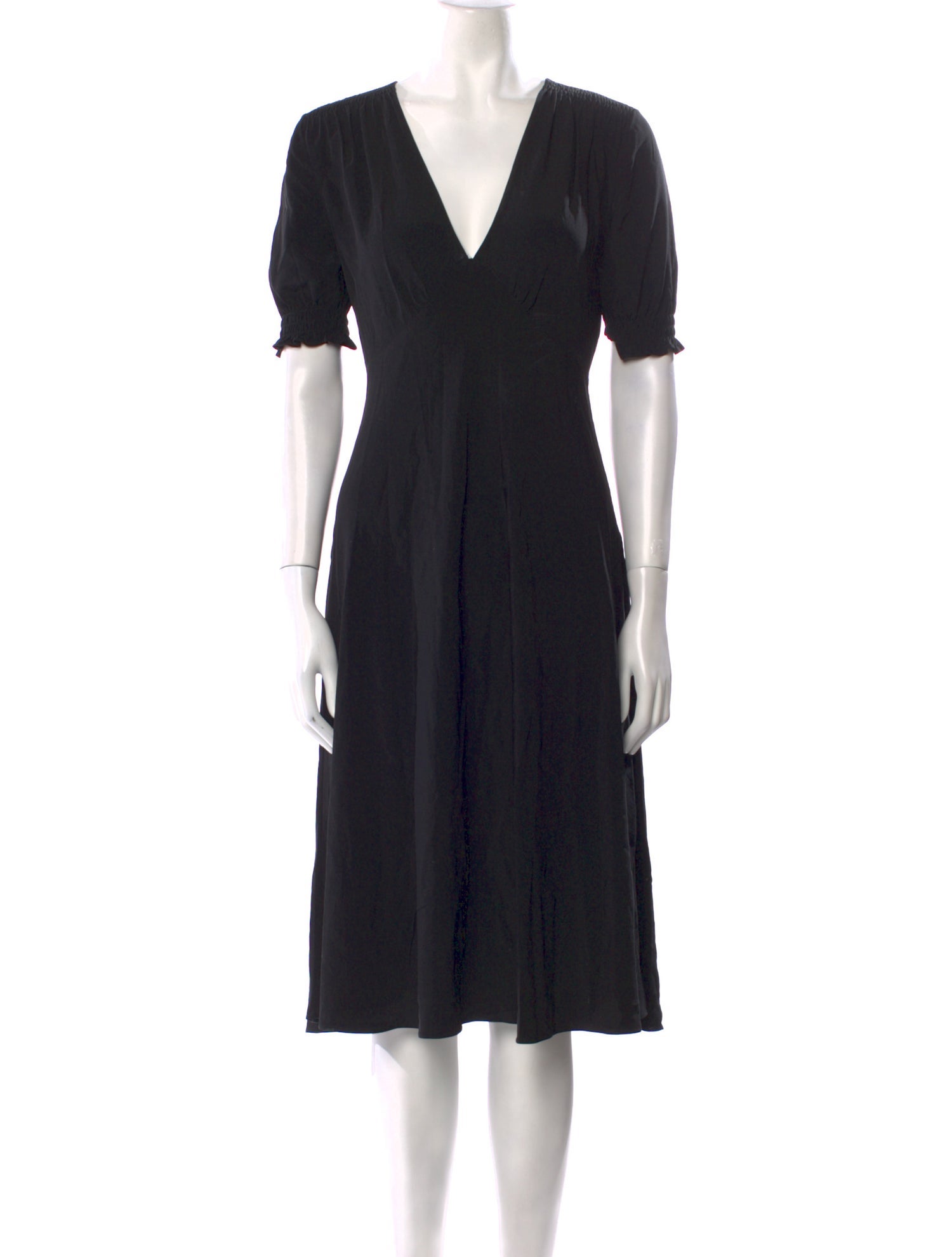 Diane von Furstenberg V-Neck Midi Length Dress