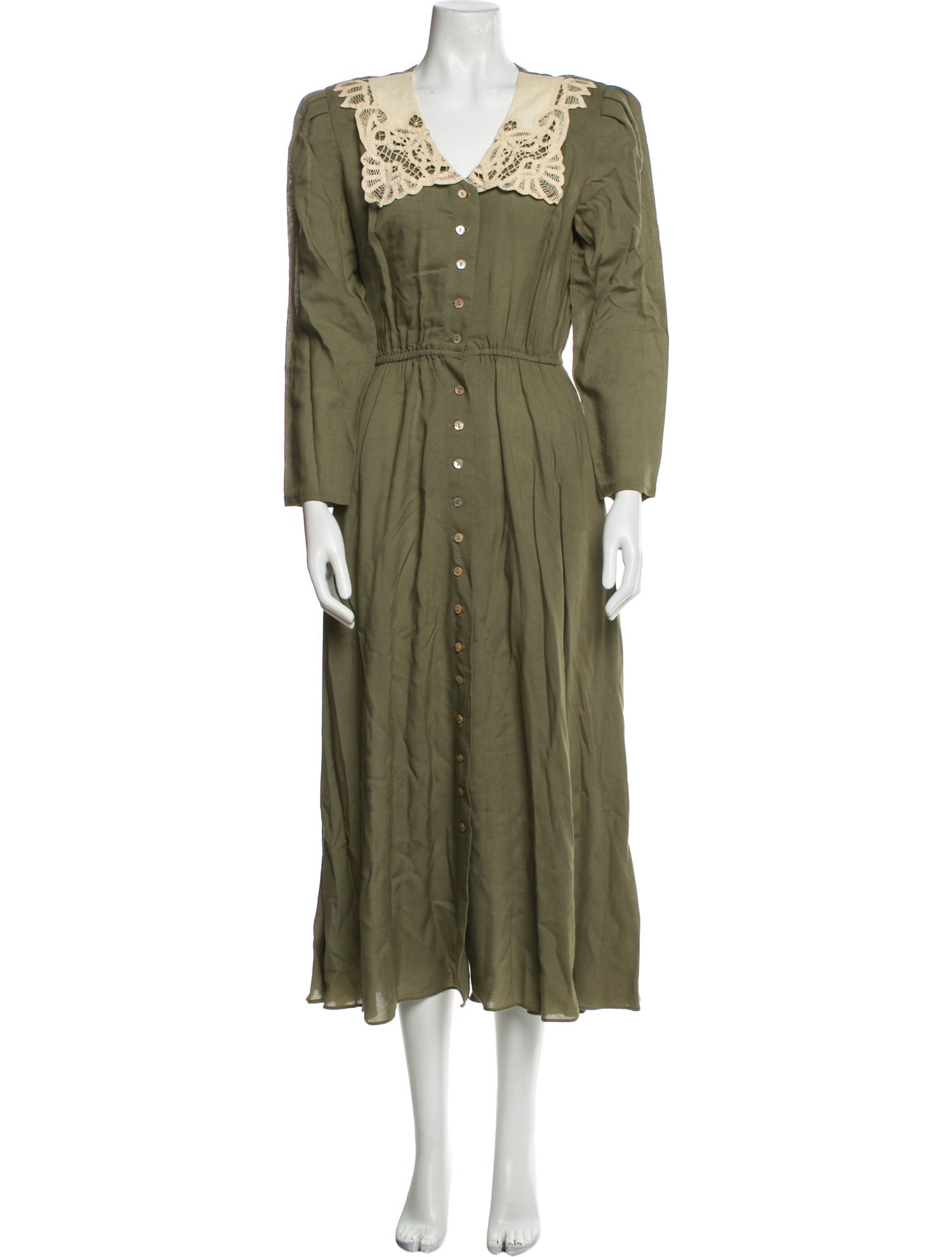 Diane von Furstenberg V-Neck Long Dress