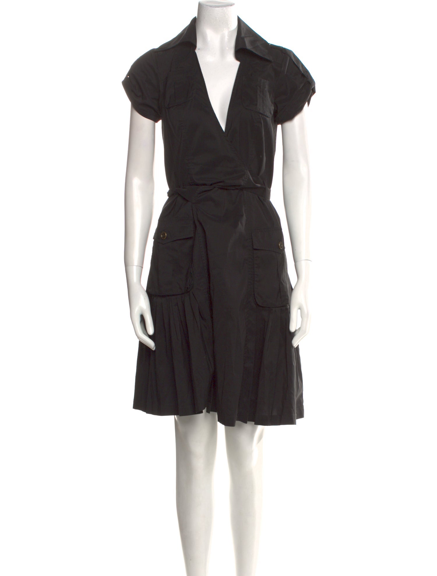 Diane von Furstenberg V-Neck Knee-Length Dress