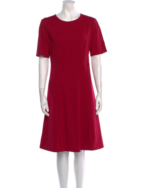 Diane von Furstenberg Crew Neck Midi Length Dress