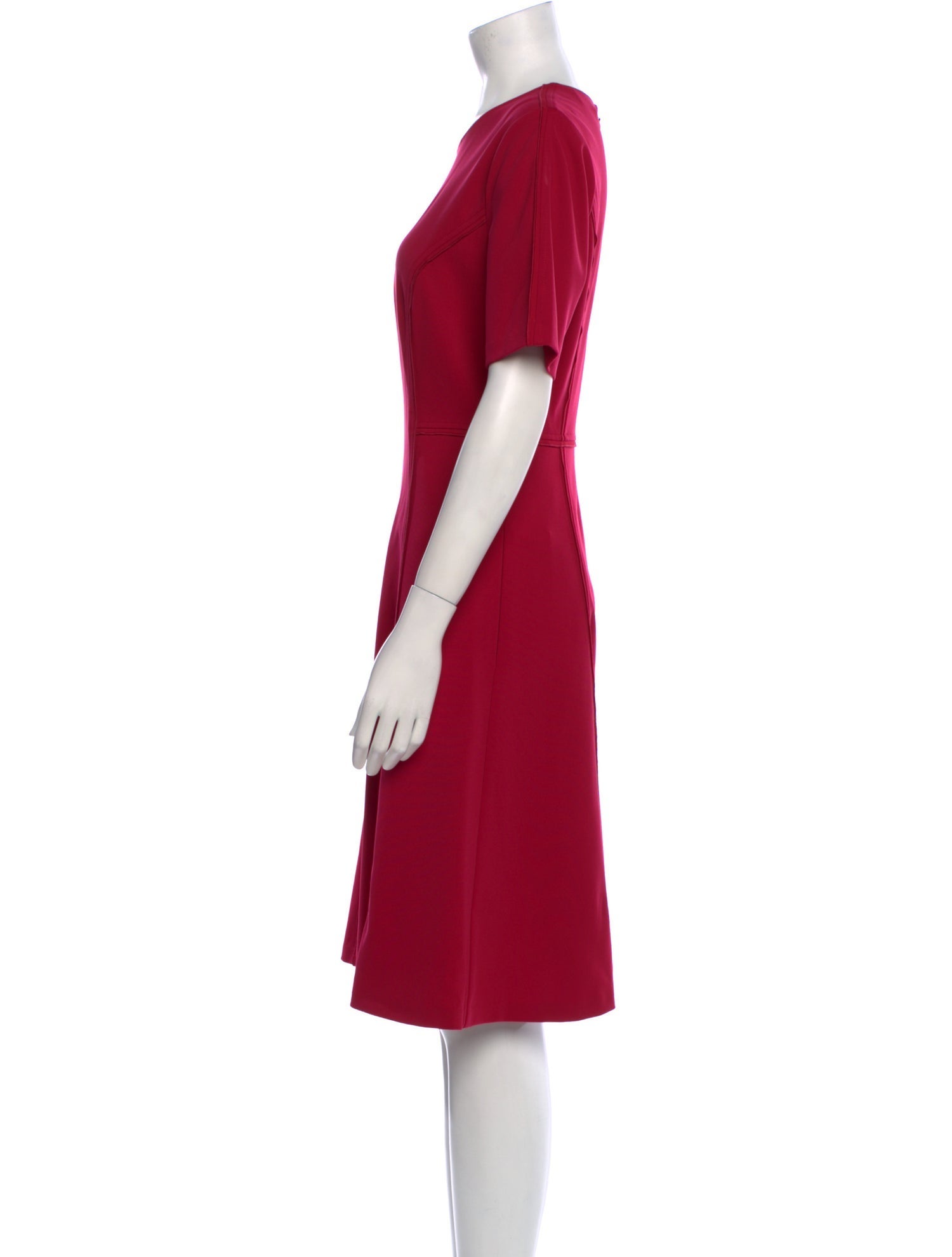 Diane von Furstenberg Crew Neck Midi Length Dress