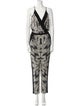 Diane von Furstenberg Silk Printed Jumpsuit