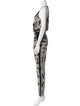Diane von Furstenberg Silk Printed Jumpsuit