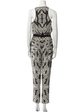 Diane von Furstenberg Silk Printed Jumpsuit