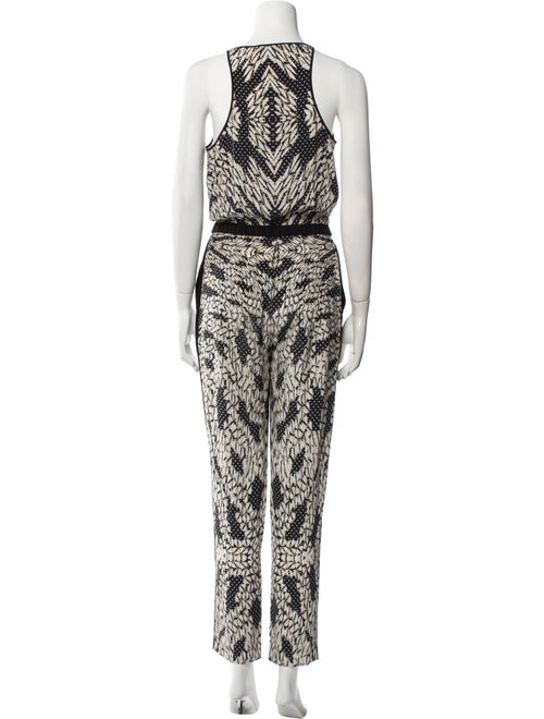 Diane von Furstenberg Silk Printed Jumpsuit