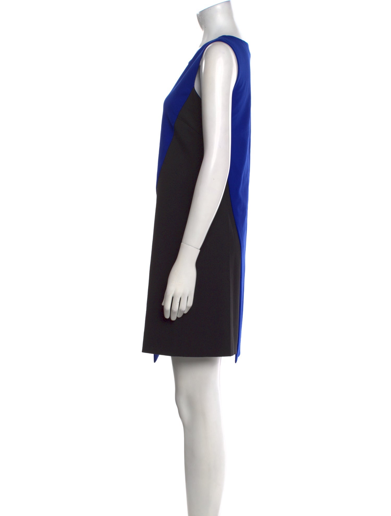 Diane von Furstenberg Colorblock Pattern Mini Dress
