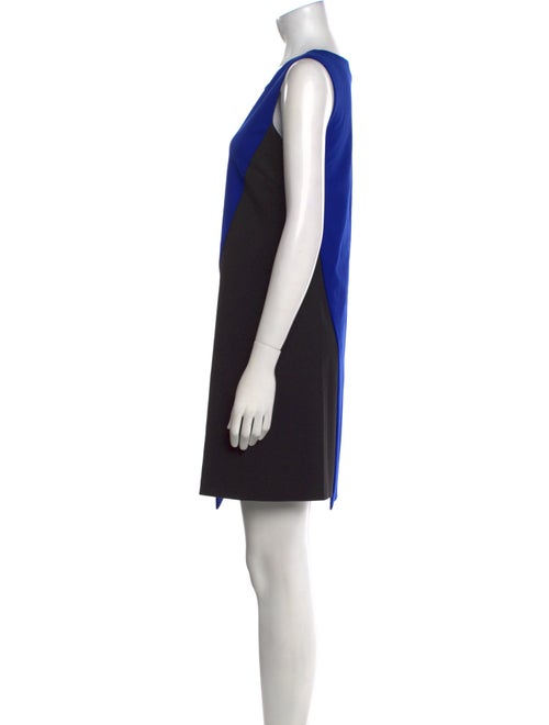 Diane von Furstenberg Colorblock Pattern Mini Dress