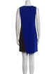 Diane von Furstenberg Colorblock Pattern Mini Dress