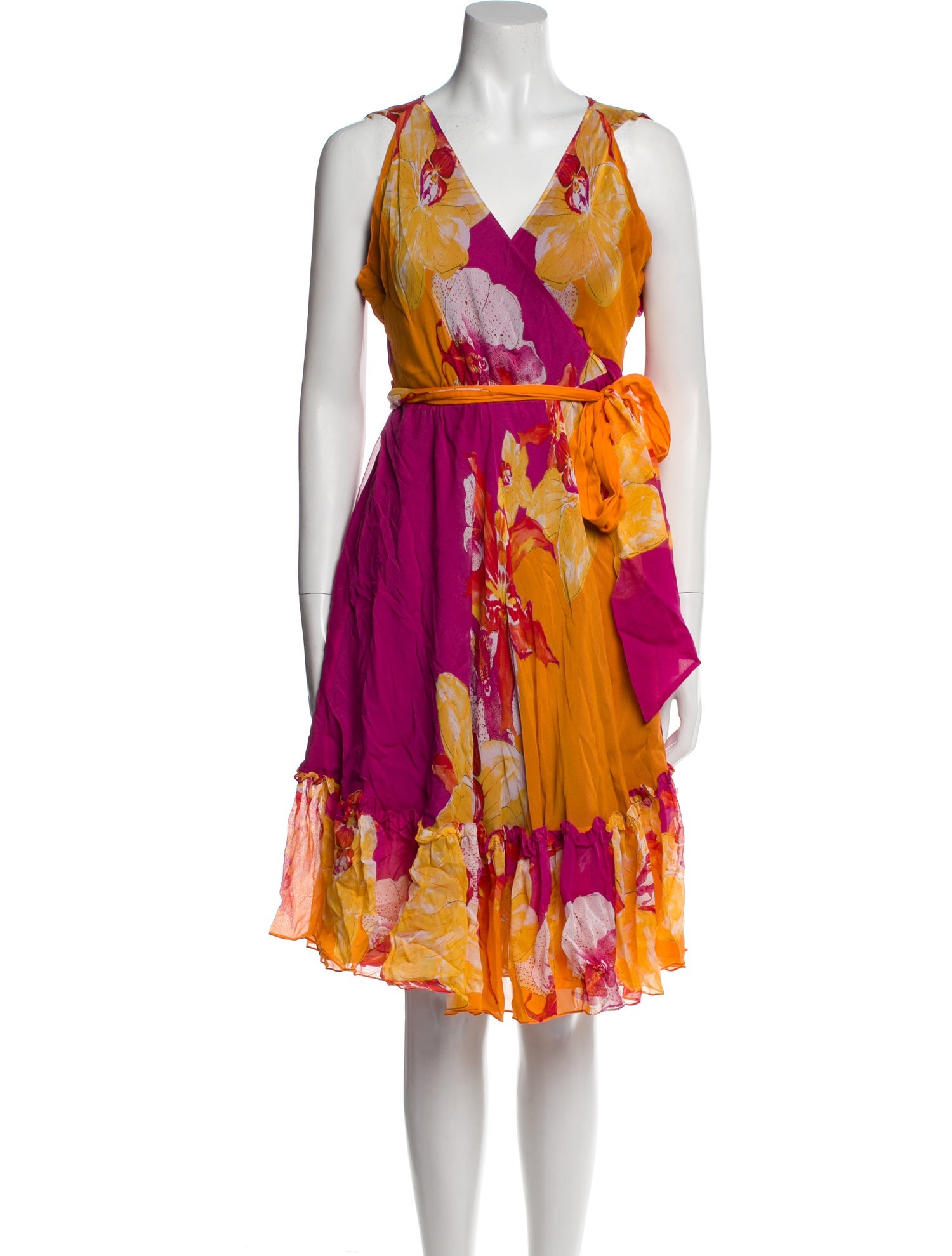 Diane von Furstenberg Silk Knee-Length Dress