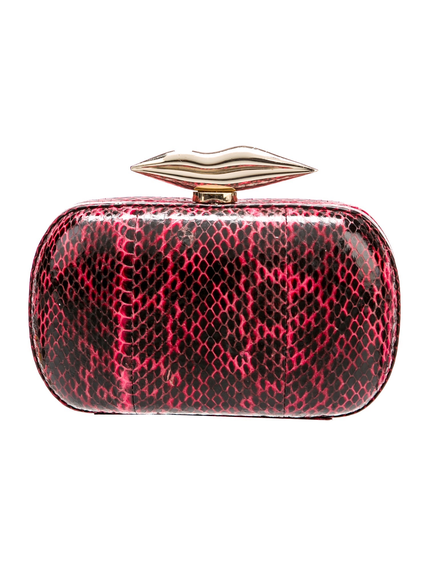 Diane von Furstenberg Leather Minaudière
