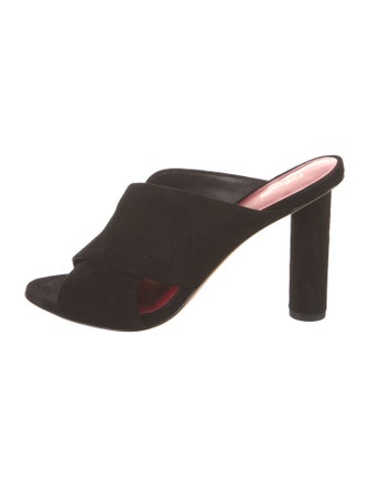 Diane von Furstenberg Suede Slides