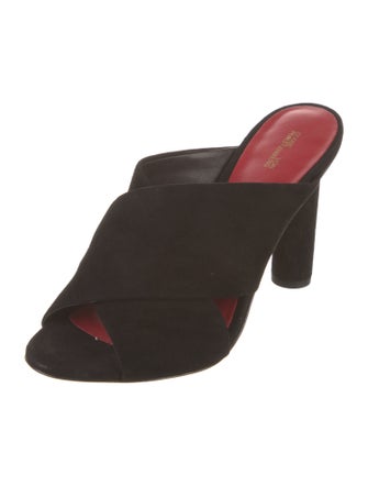 Diane von Furstenberg Suede Slides