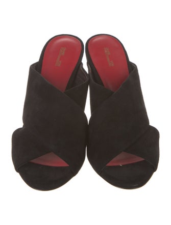 Diane von Furstenberg Suede Slides