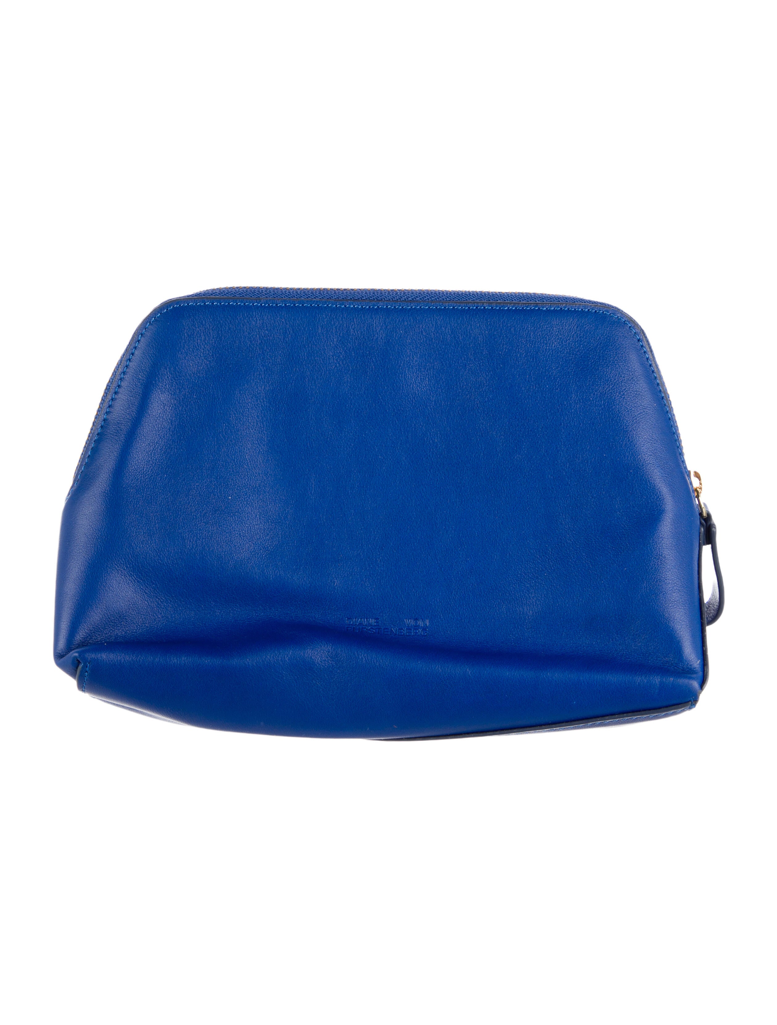Diane von Furstenberg 'Aquarius' Leather Cosmetic Bag