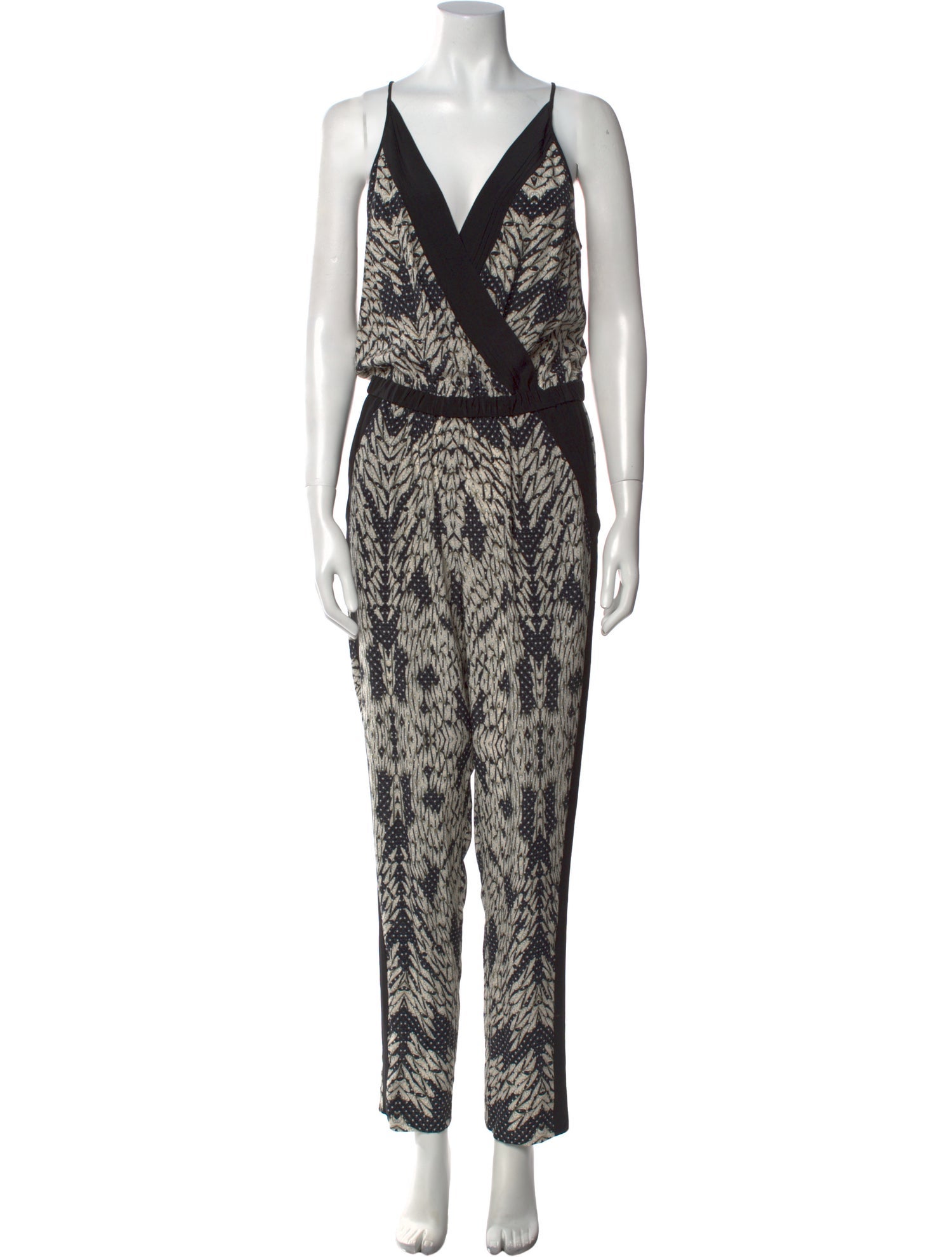 Diane von Furstenberg Silk Printed Jumpsuit