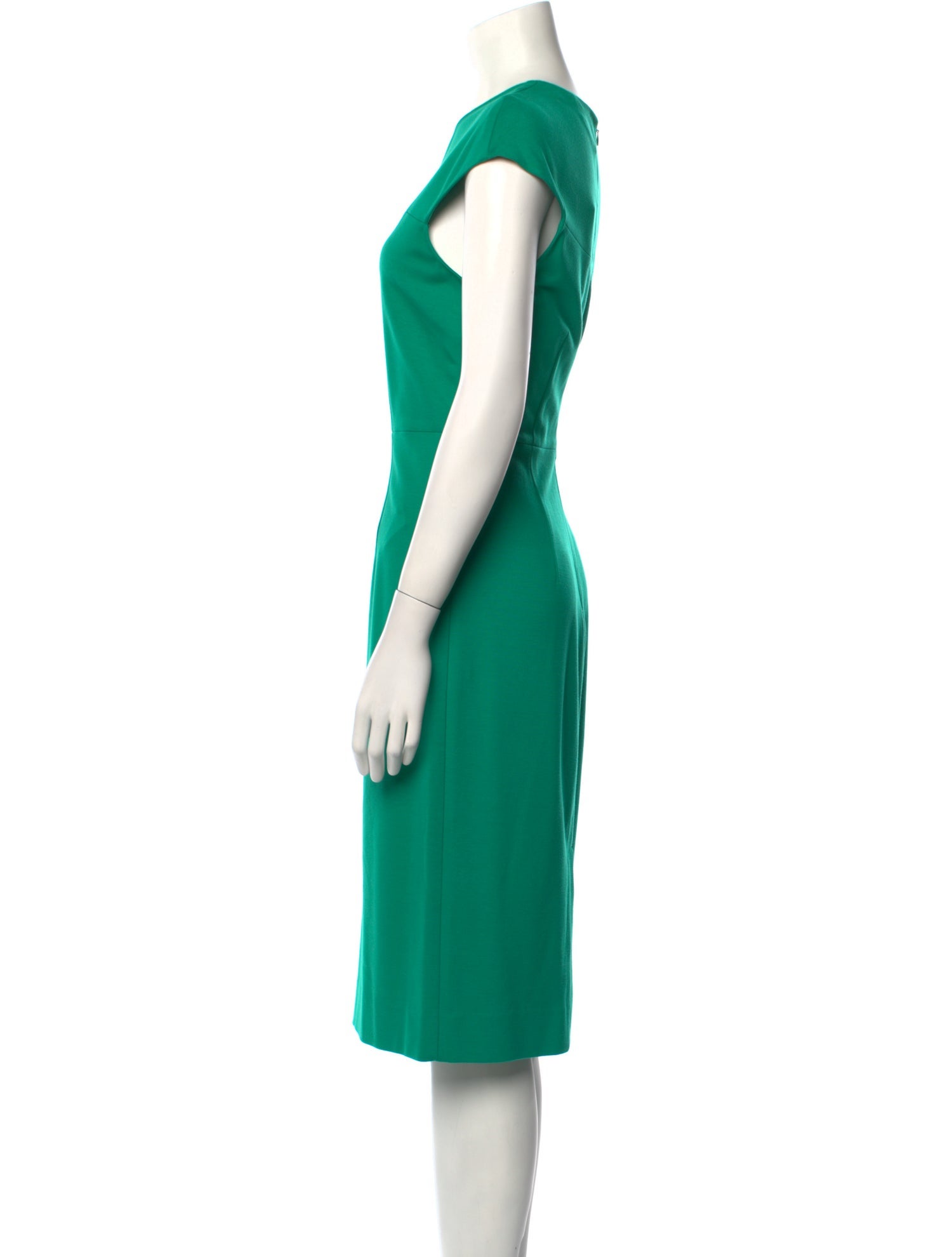 Diane von Furstenberg Crew Neck Midi Length Dress
