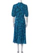 Diane von Furstenberg Floral Print Long Dress