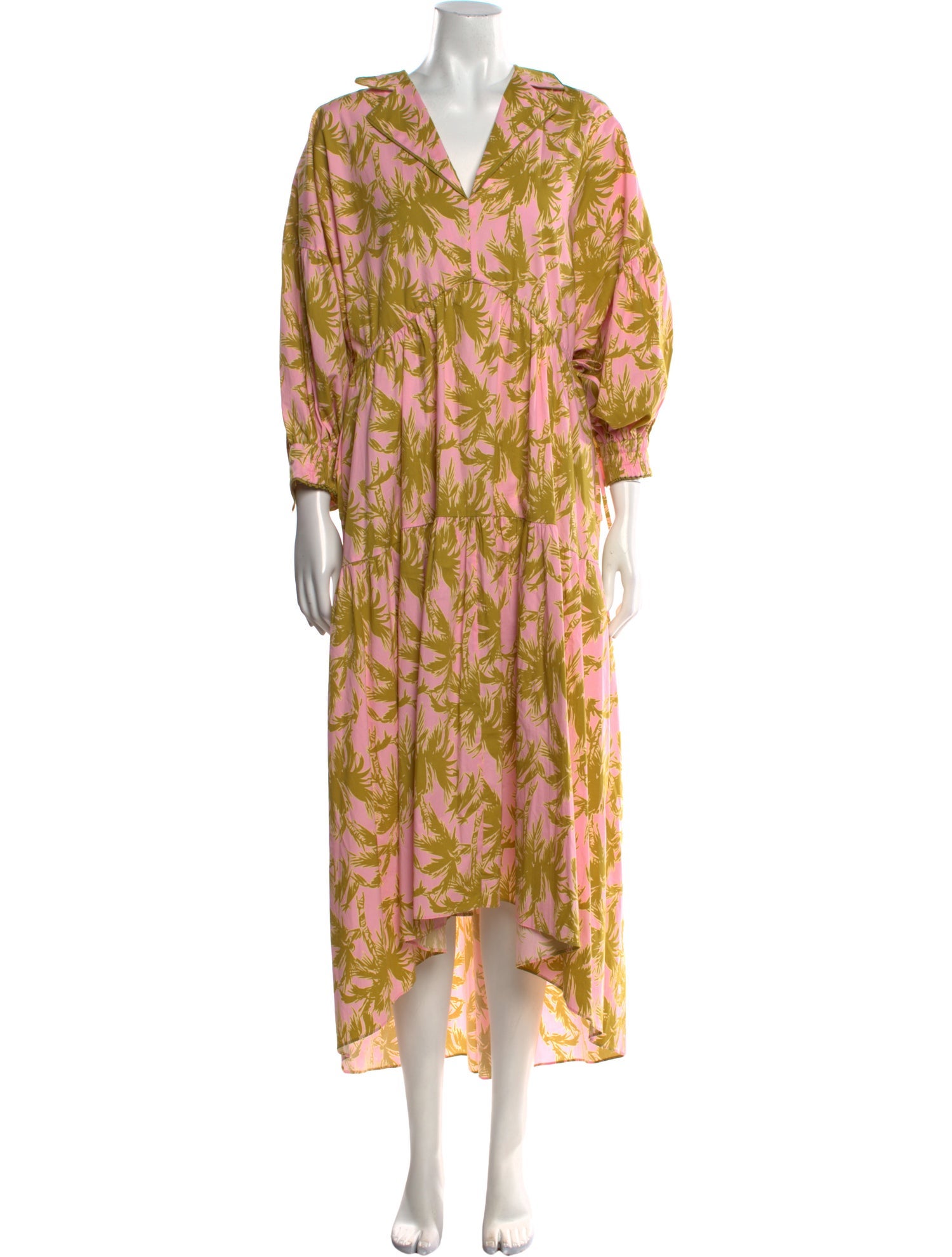Diane von Furstenberg Floral Print Long Dress