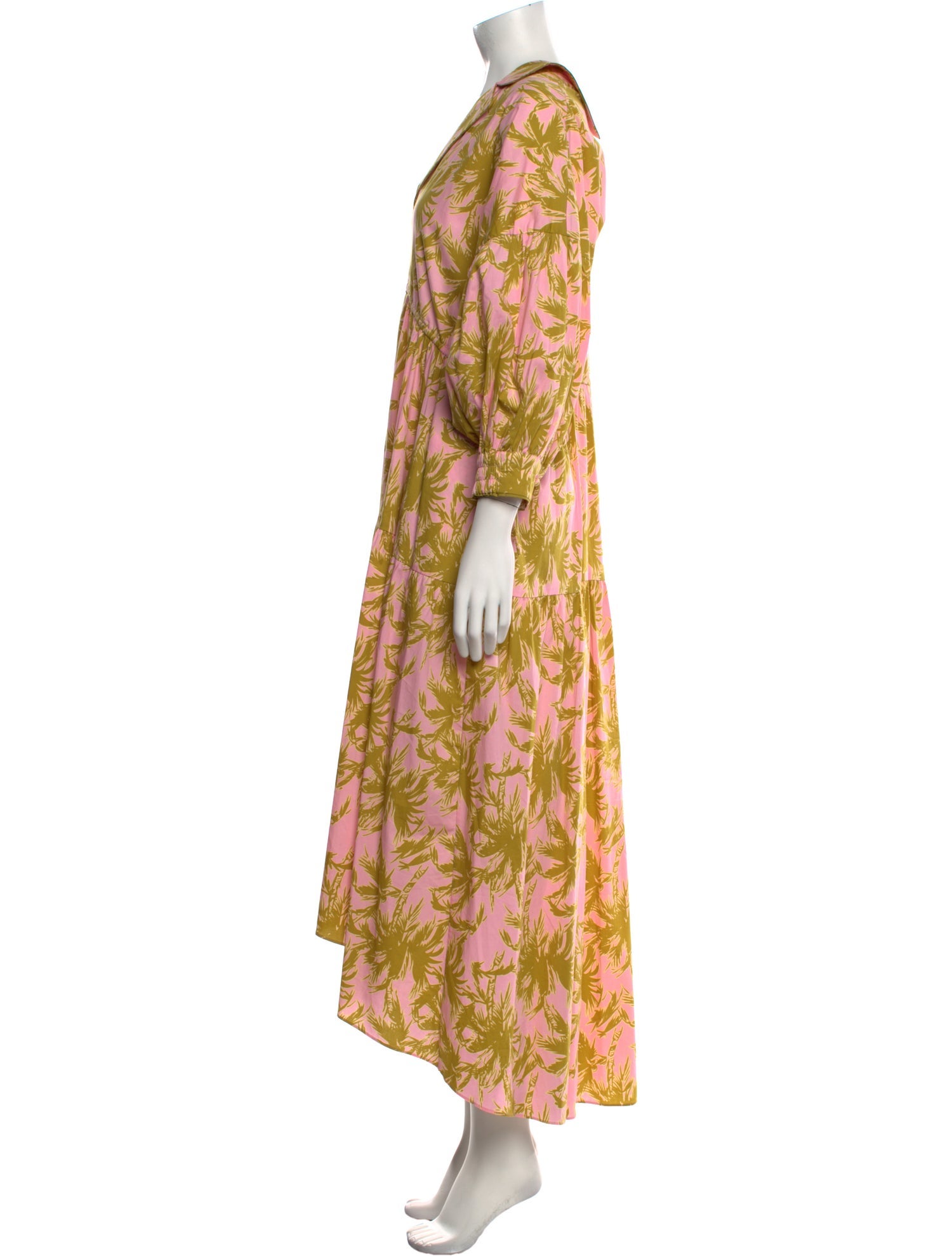 Diane von Furstenberg Floral Print Long Dress