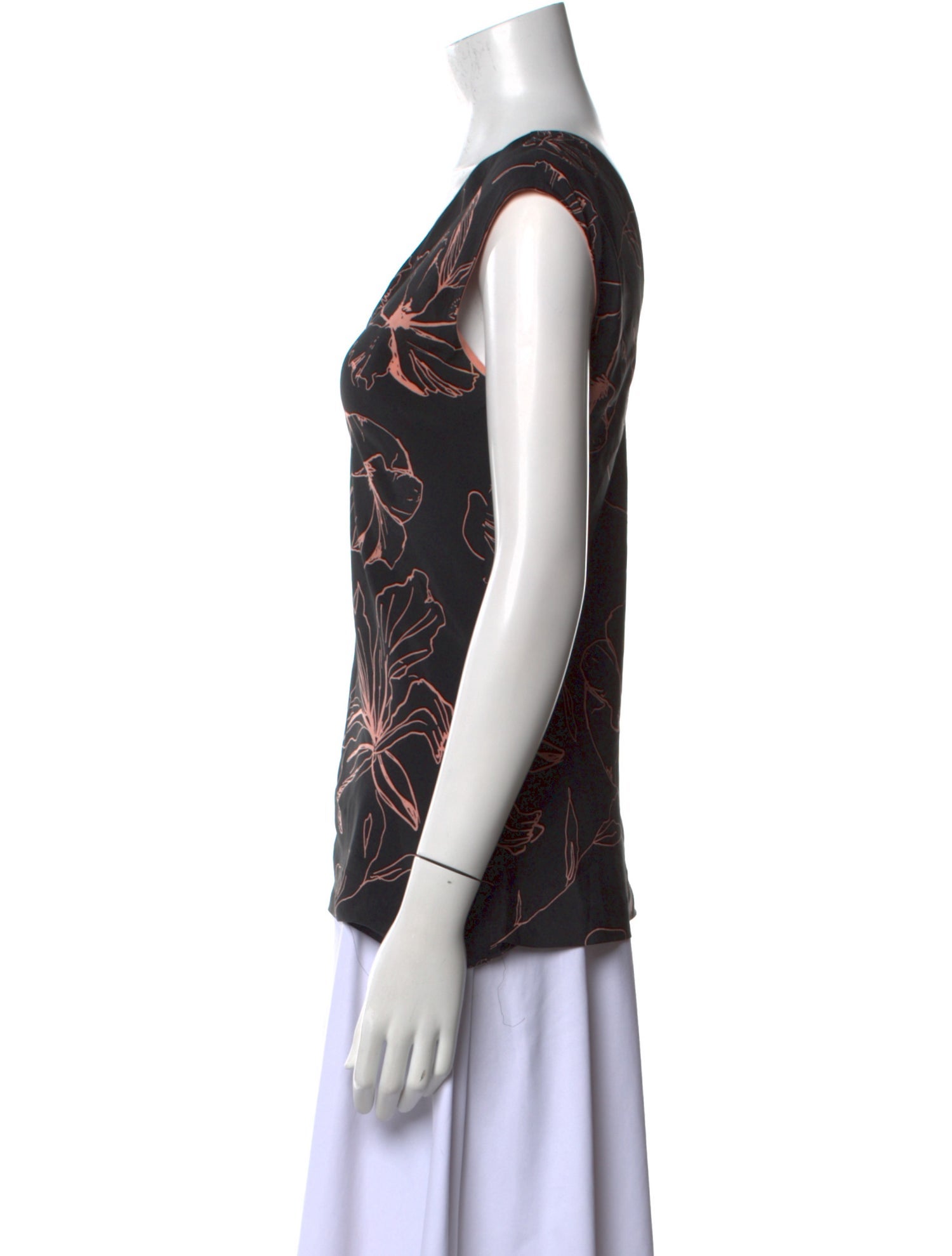 Diane von Furstenberg Silk Printed Top