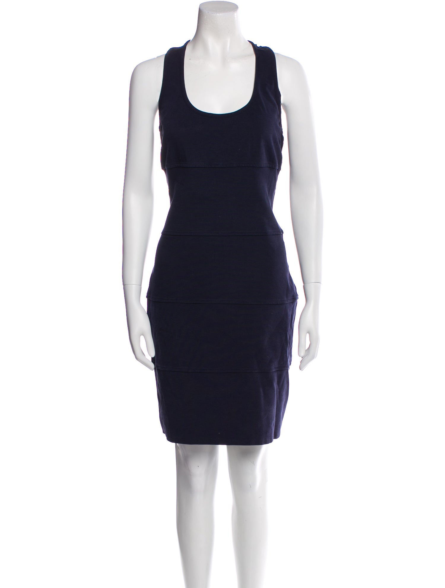 Diane von Furstenberg Scoop Neck Mini Dress