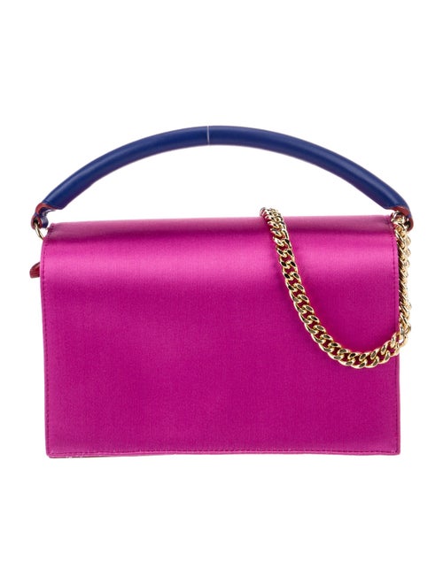 Diane von Furstenberg Satin Top Handle Bag