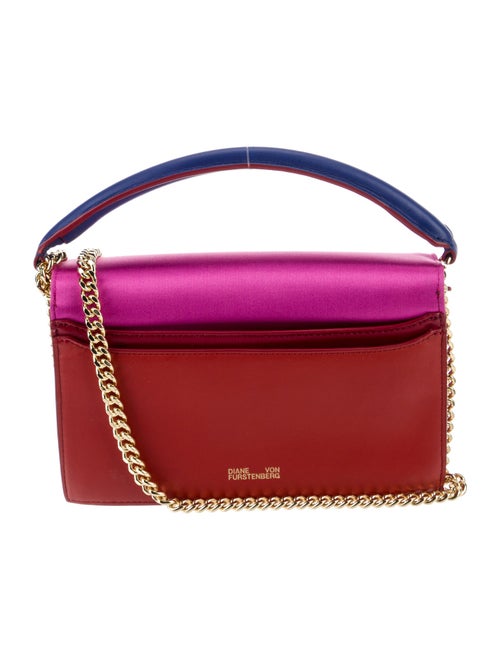 Diane von Furstenberg Satin Top Handle Bag