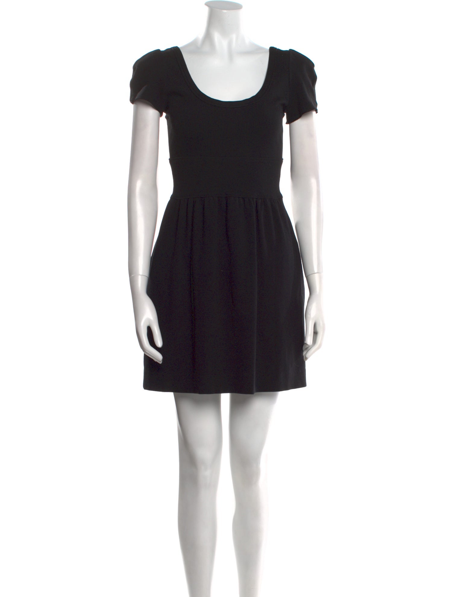 Diane von Furstenberg Scoop Neck Mini Dress
