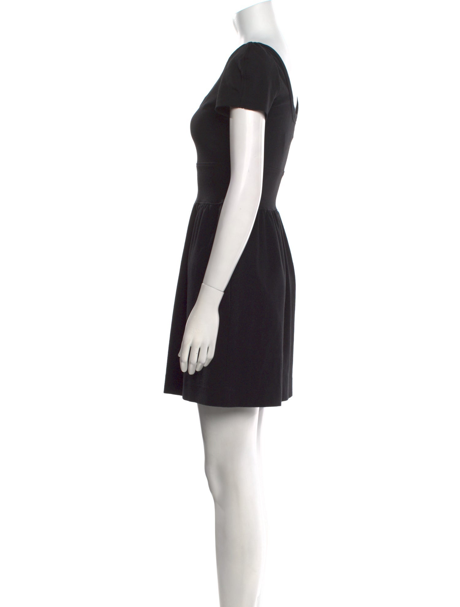 Diane von Furstenberg Scoop Neck Mini Dress