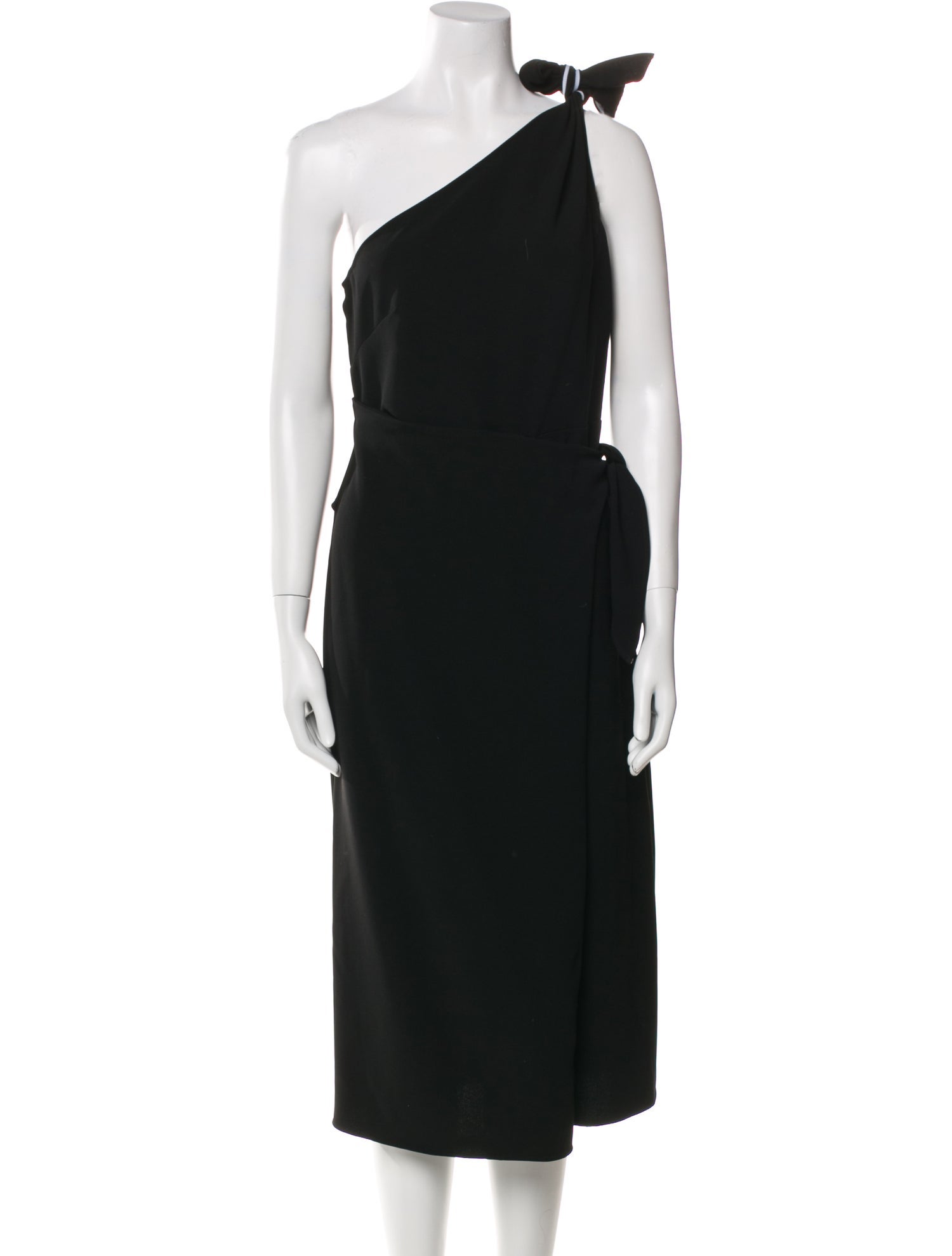 Diane von Furstenberg One-Shoulder Midi Length Dress