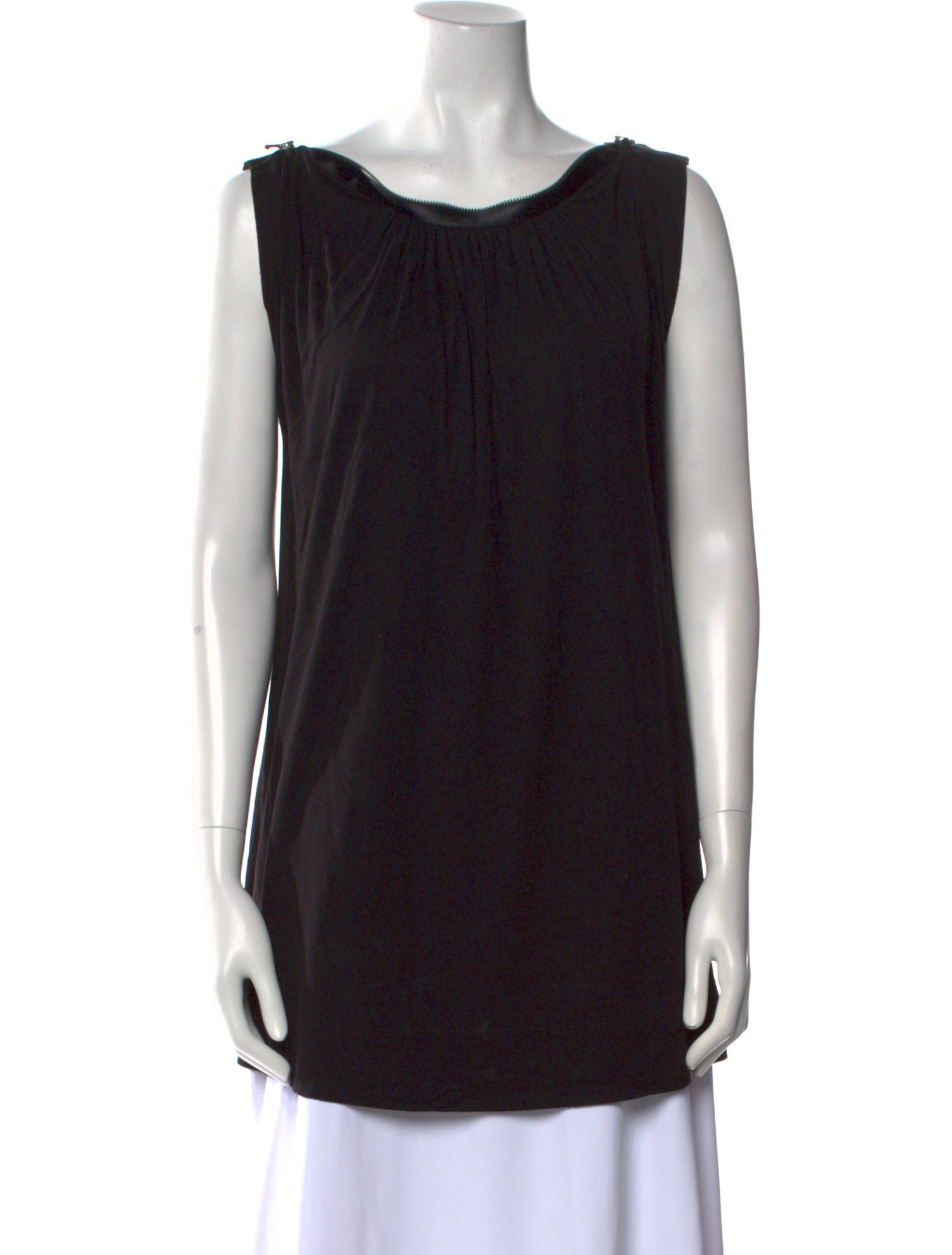 Diane von Furstenberg Scoop Neck Sleeveless Tunic
