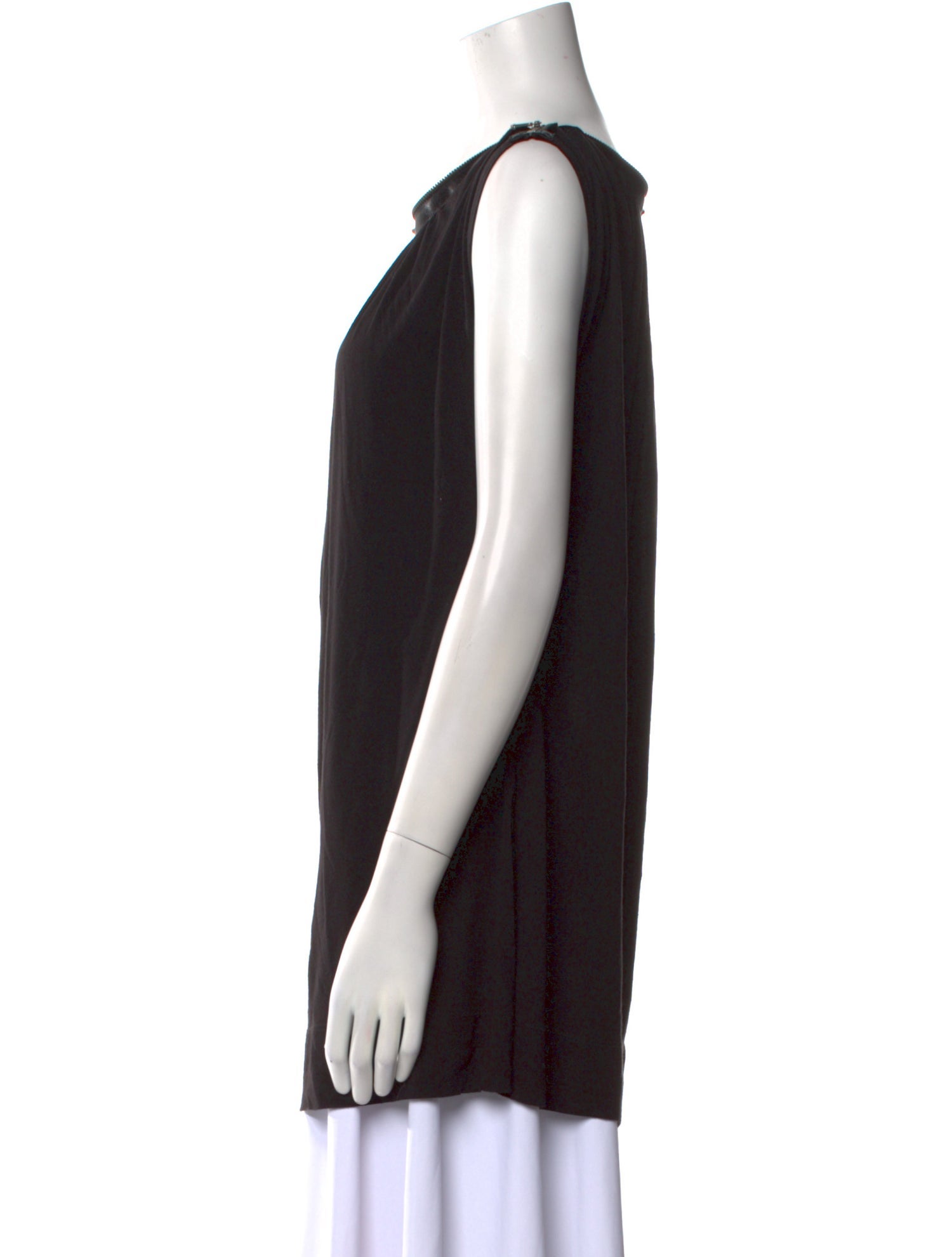 Diane von Furstenberg Scoop Neck Sleeveless Tunic