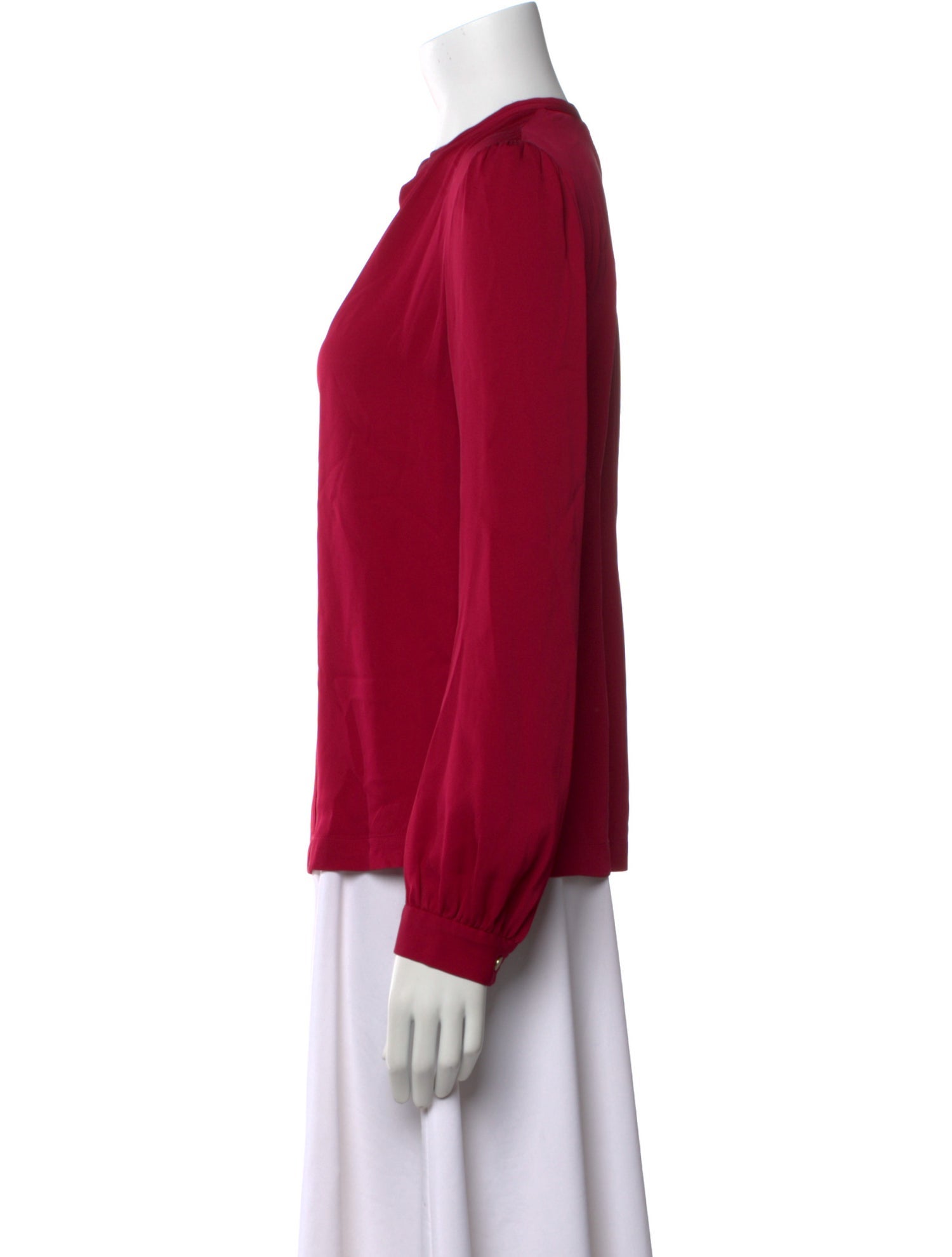 Diane von Furstenberg Silk V-Neck Blouse