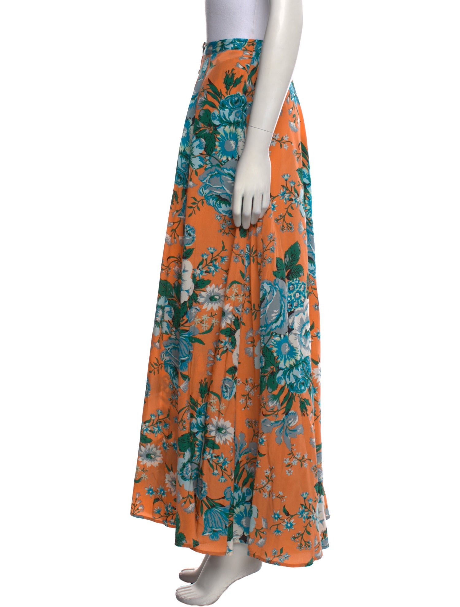 Diane von Furstenberg Silk Long Skirt