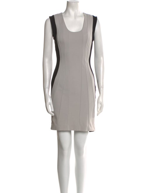Diane von Furstenberg Scoop Neck Mini Dress