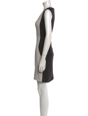 Diane von Furstenberg Scoop Neck Mini Dress